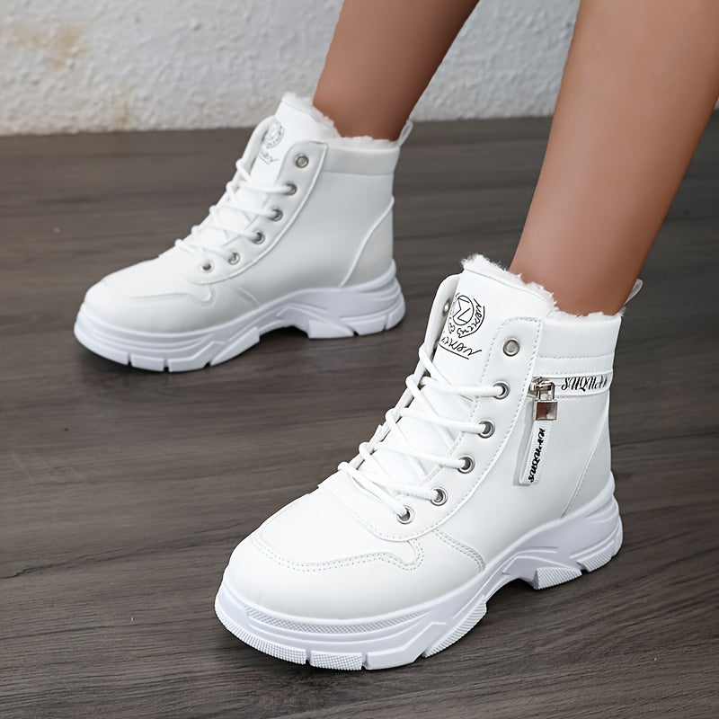 Women's Ankle Boots with Warm Lining | Stylish Footwear