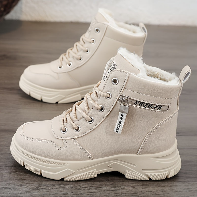Women's Ankle Boots with Warm Lining | Stylish Footwear