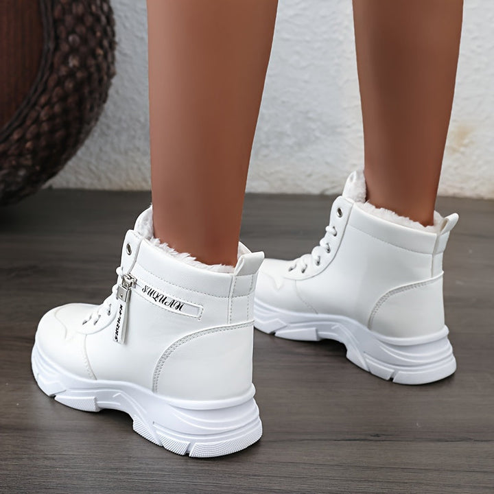 Women's Ankle Boots with Warm Lining | Stylish Footwear