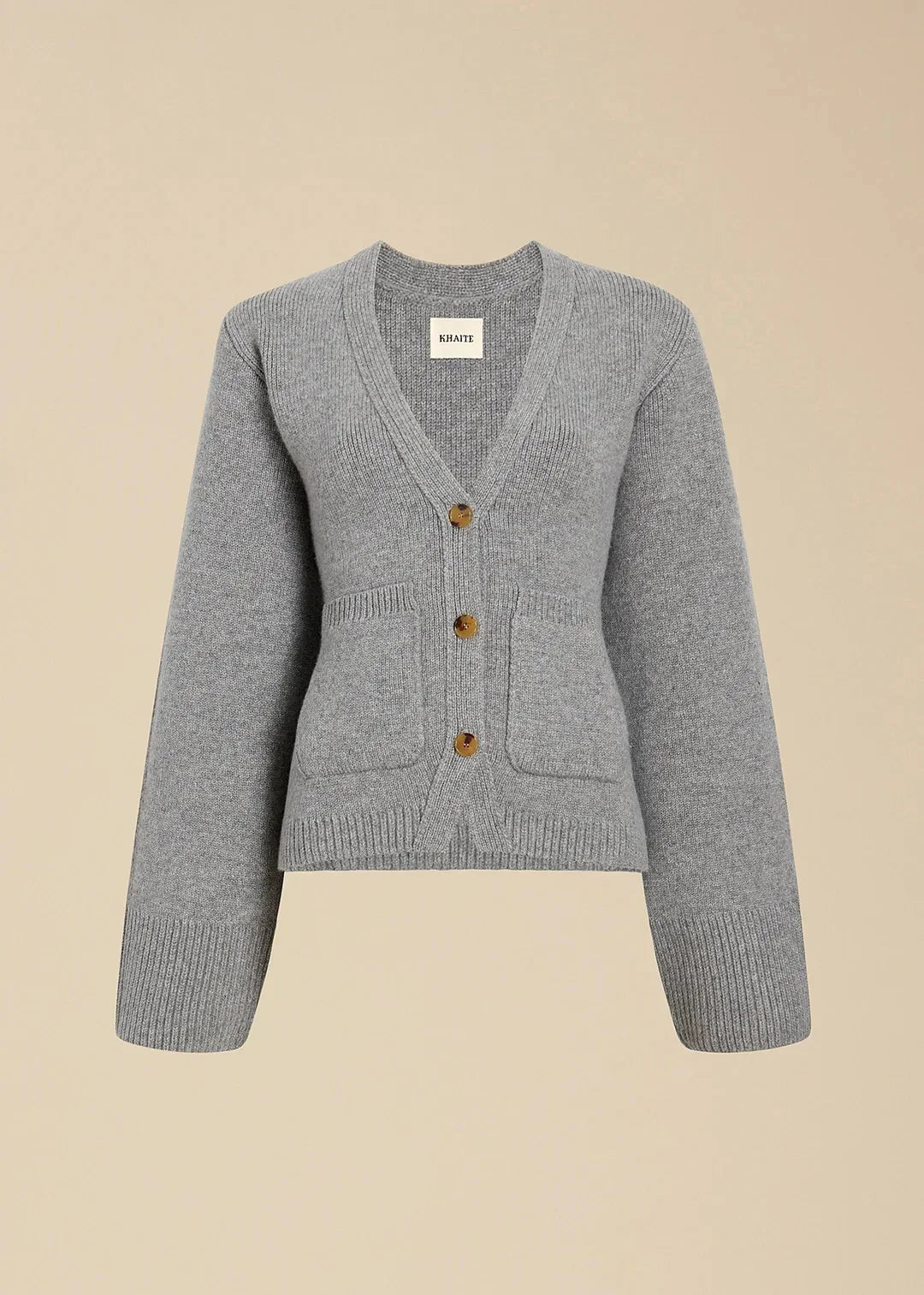 Women's Cardigan Sweater with Patch Pockets | Cozy Knitwear