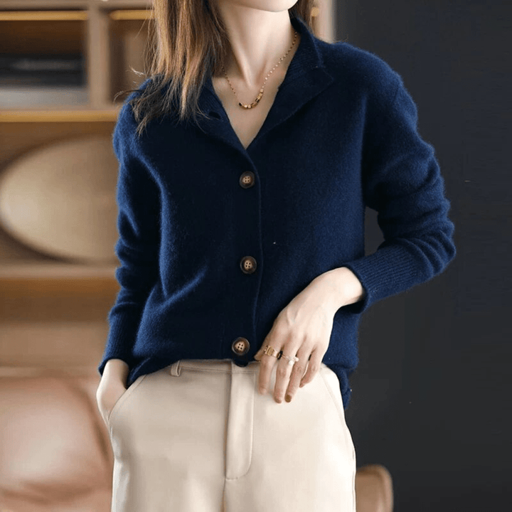 Women's Cardigan | Classic Knit Button-Up Sweater
