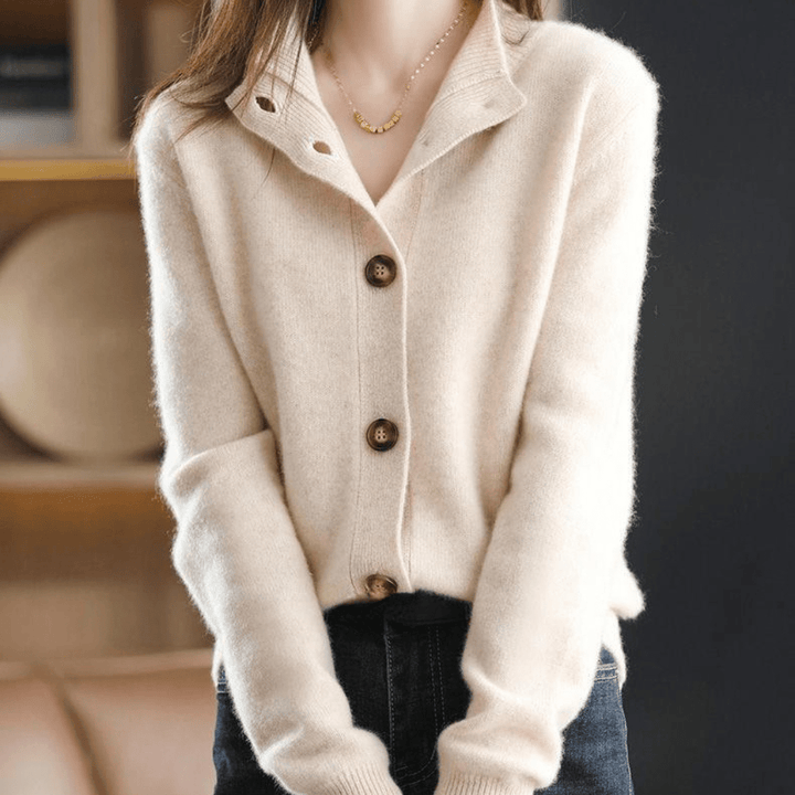 Women's Cardigan | Classic Knit Button-Up Sweater
