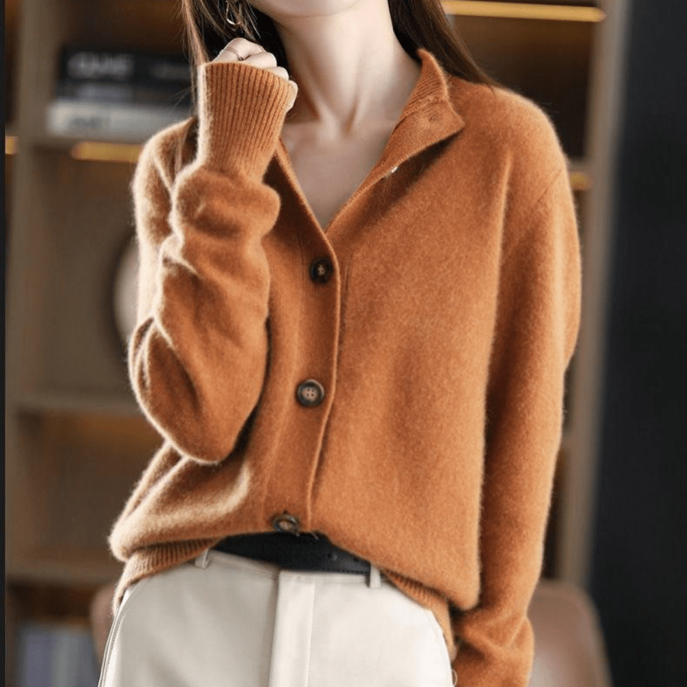 Women's Cardigan | Classic Knit Button-Up Sweater