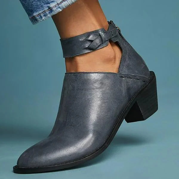 Women's Heeled Ankle Boots | Stylish Leather Footwear