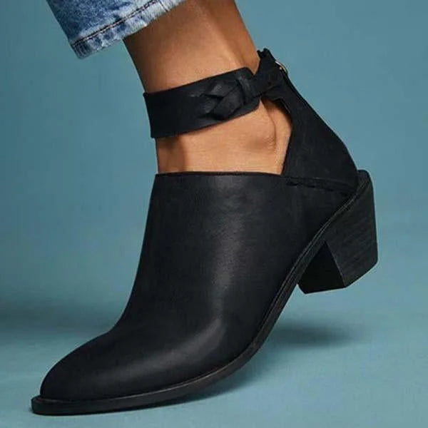 Women's Heeled Ankle Boots | Stylish Leather Footwear
