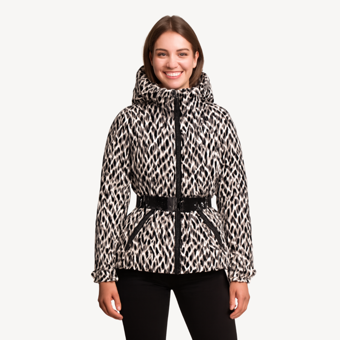 Women's Puffer Jacket with Belt | Stylish Winter Coat