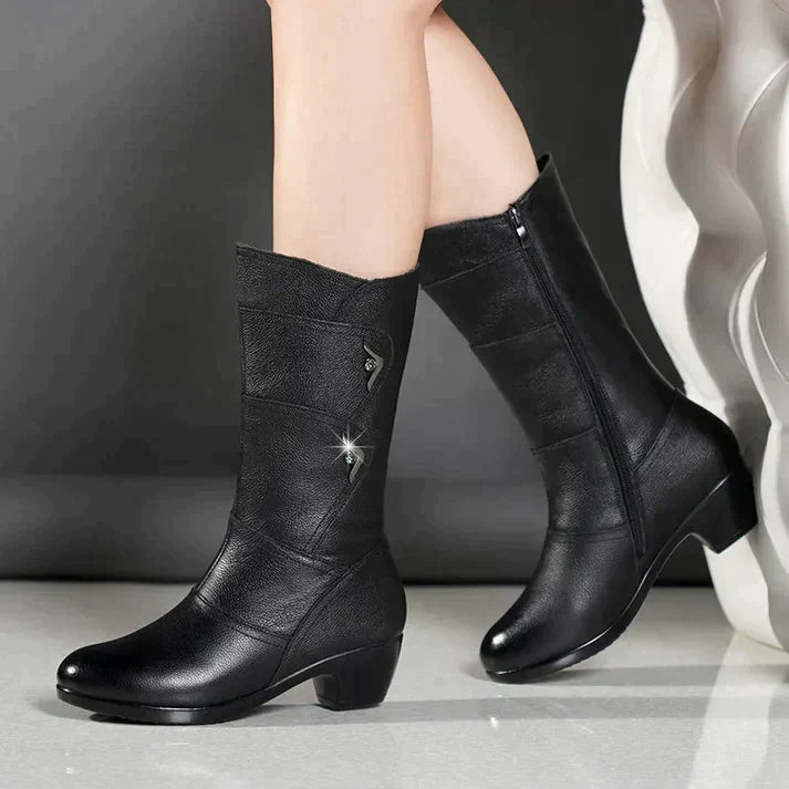 Women's Winter Boots | Stylish Mid-Cut Design