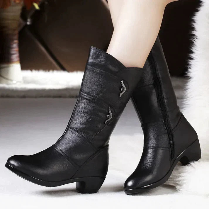 Women's Winter Boots | Stylish Mid-Cut Design