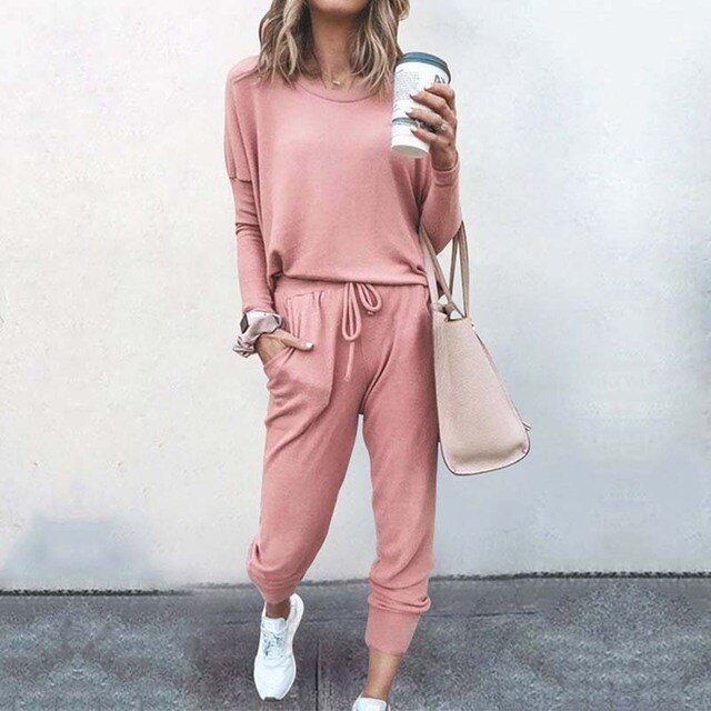 Women's Casual Loungewear Set | 2-Piece Lounge Set
