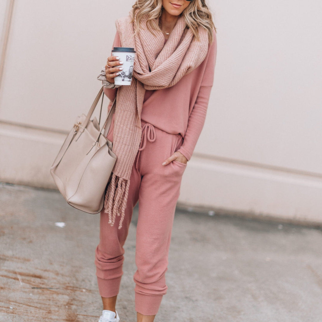 Women's Casual Loungewear Set | 2-Piece Lounge Set