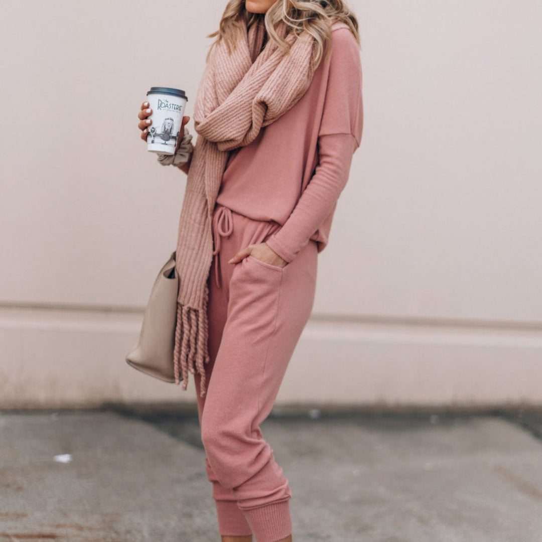 Women's Casual Loungewear Set | 2-Piece Lounge Set