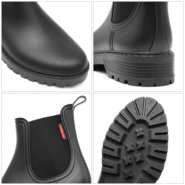Women's Chelsea Waterproof Rain Boots | Slip-Resistant Design