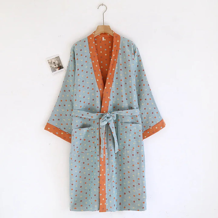 Women's Cotton Kimono Robe | Bathrobe for Women