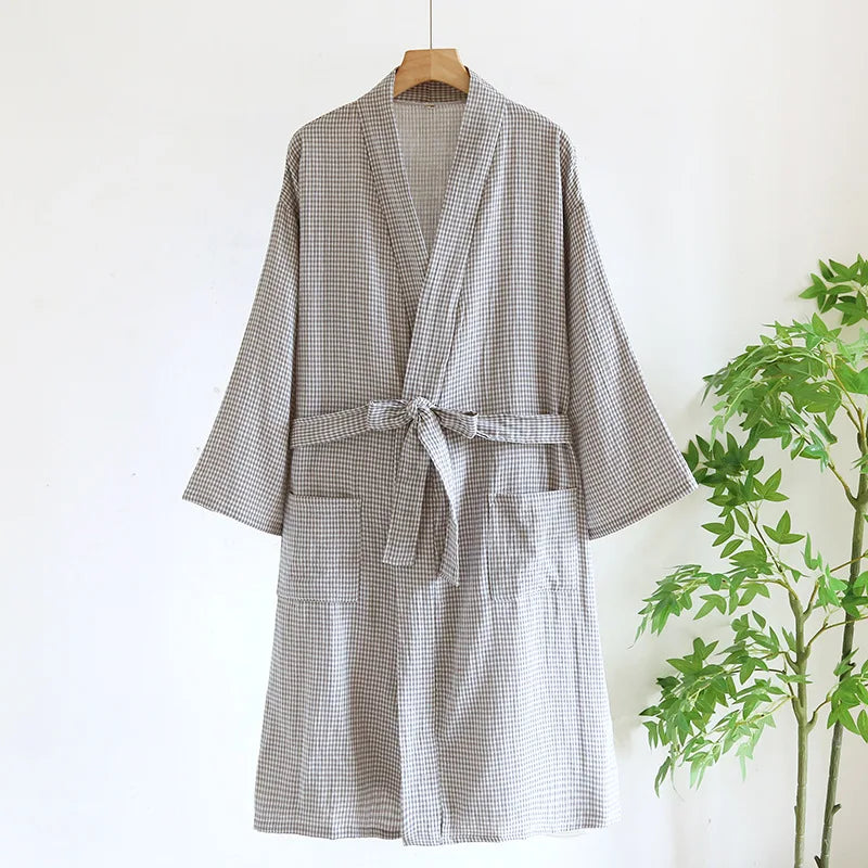 Women's Cotton Kimono Robe | Bathrobe for Women