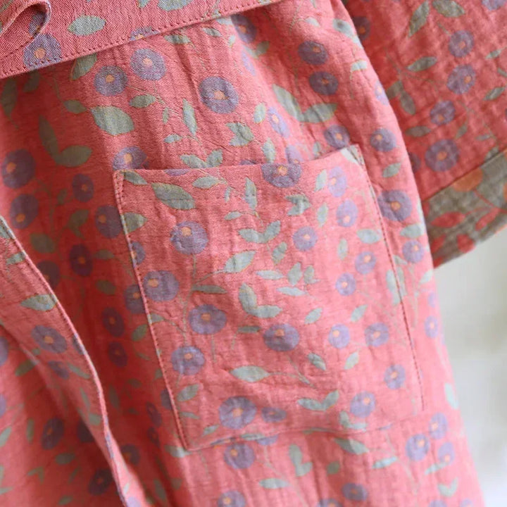 Women's Cotton Kimono Robe | Bathrobe for Women