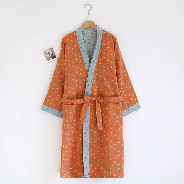Women's Cotton Kimono Robe | Bathrobe for Women