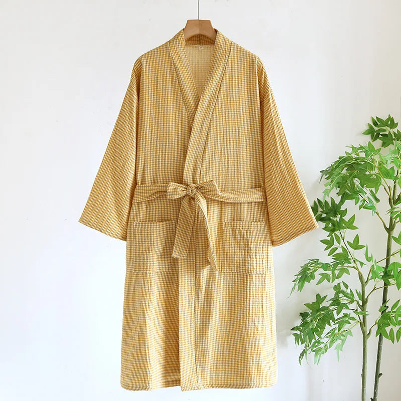 Women's Cotton Kimono Robe | Bathrobe for Women