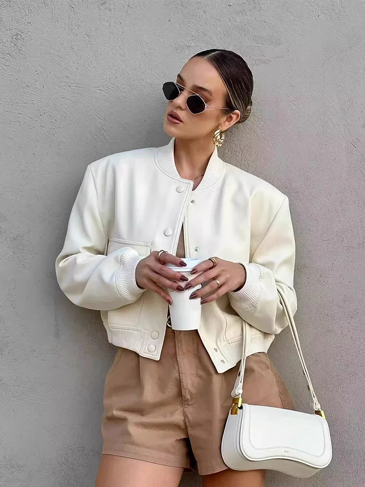 Women's Cropped Bomber Jacket | Casual Outerwear