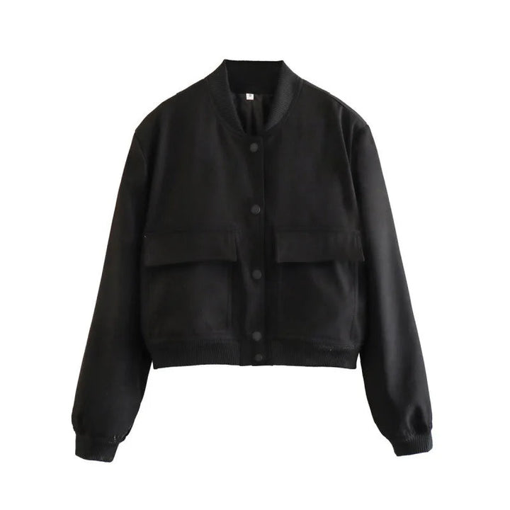 Women's Cropped Bomber Jacket | Casual Outerwear