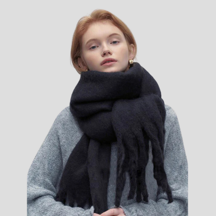 Women's Fringed Tassel Scarf | Stylish Long Accessory