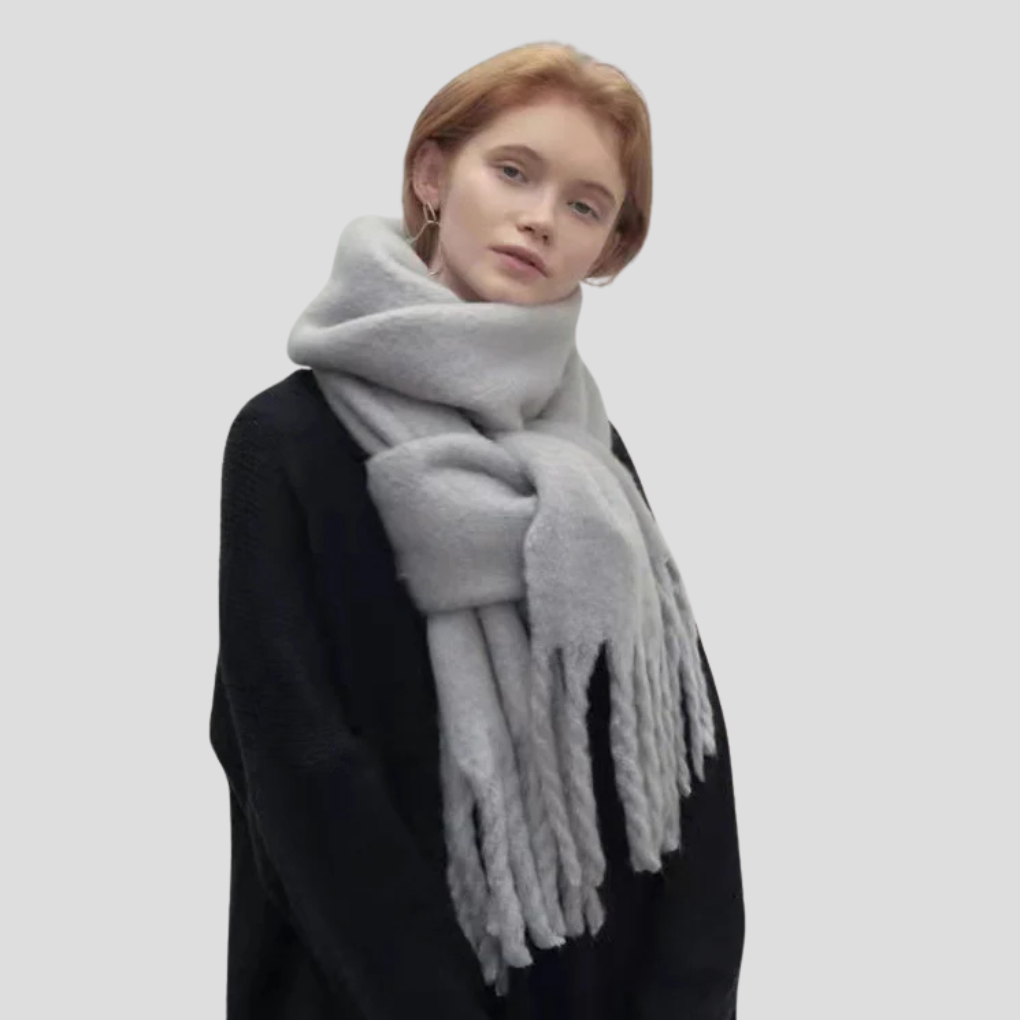 Women's Fringed Tassel Scarf | Stylish Long Accessory