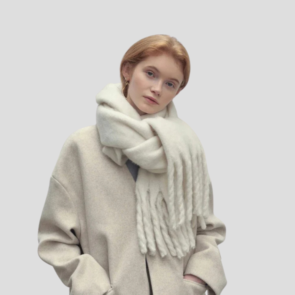 Women's Fringed Tassel Scarf | Stylish Long Accessory