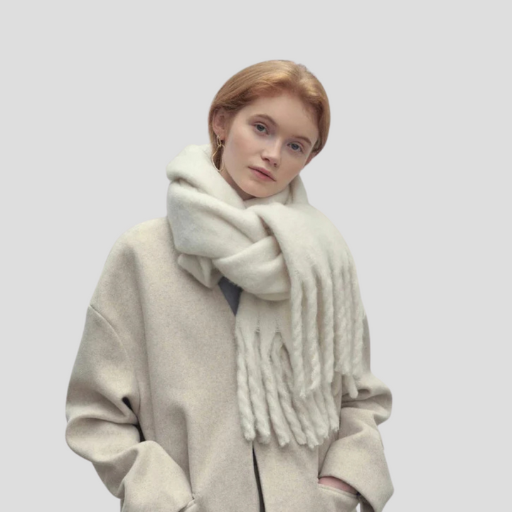 Women's Fringed Tassel Scarf | Stylish Long Accessory