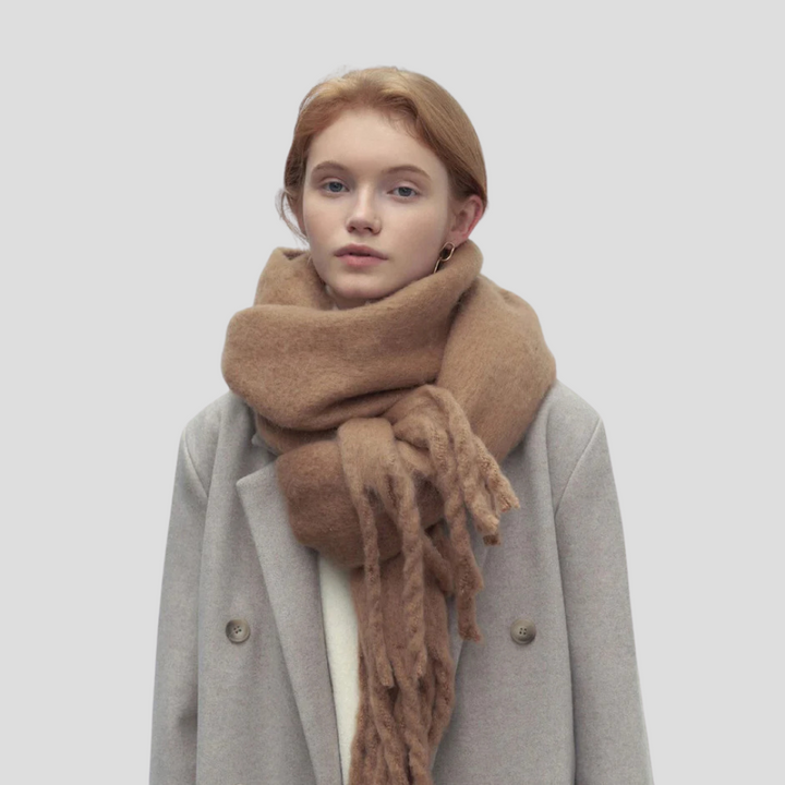 Women's Fringed Tassel Scarf | Stylish Long Accessory