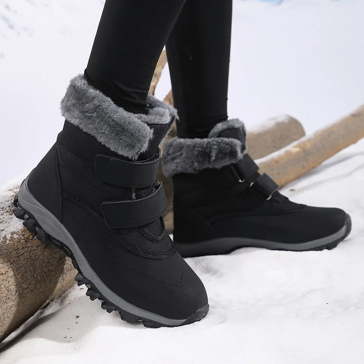 Women's High Top Snow Boots | Fleece-Lined Winter Footwear