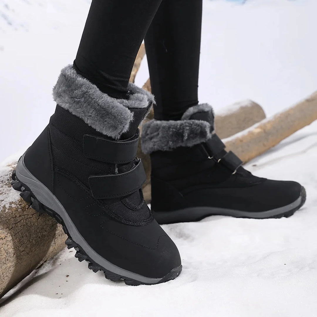 Women's High Top Snow Boots | Fleece-Lined Winter Footwear