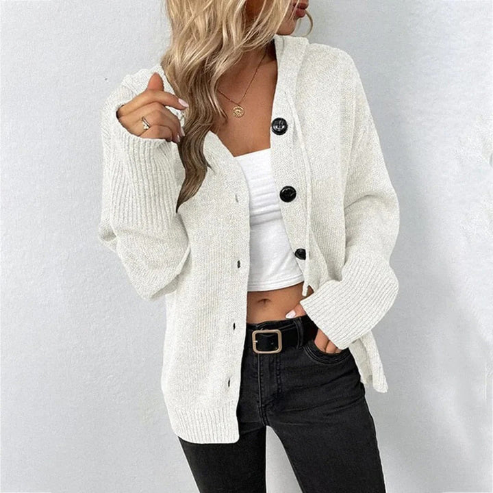 Women's Hooded Cardigan | Casual Knit Vest 4