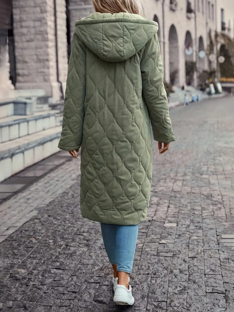 Women's Long Puffer Coat with Hood | Cozy Winter Coat
