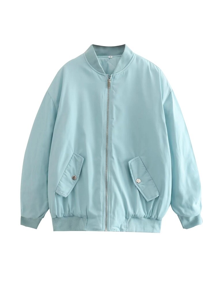 Women's Oversized Bomber Jacket | Trendy Women's Jacket
