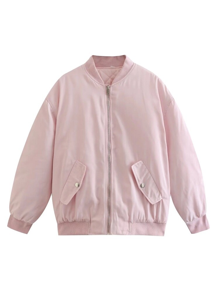 Women's Oversized Bomber Jacket | Trendy Women's Jacket