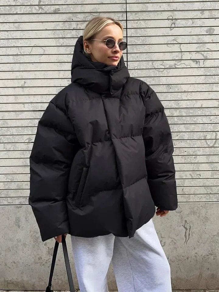 Women's Oversized Puffer Jacket | Quilted Winter Coat