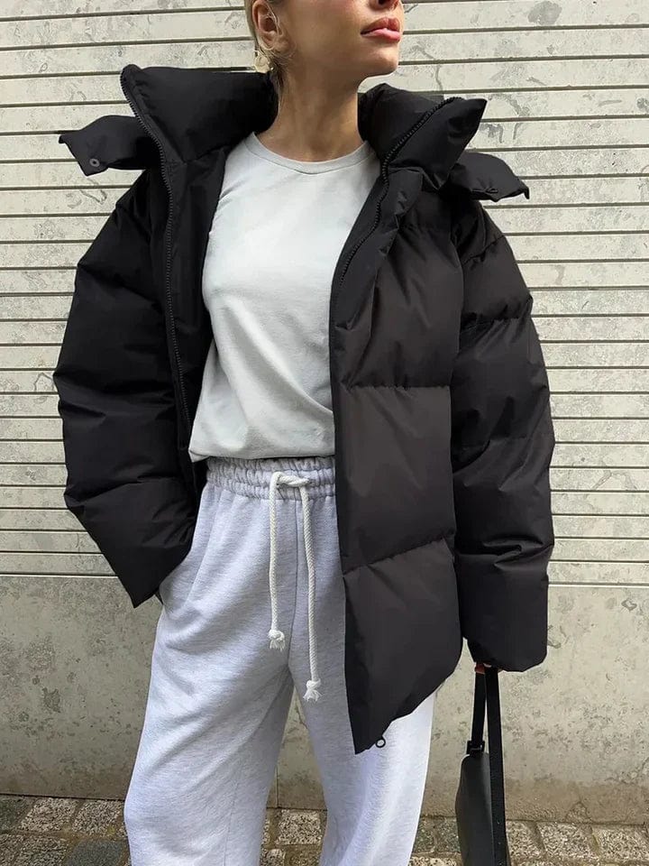 Women's Oversized Puffer Jacket | Quilted Winter Coat