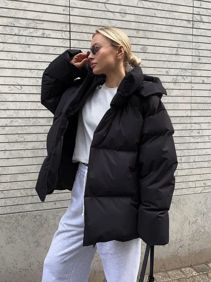 Women's Oversized Puffer Jacket | Quilted Winter Coat
