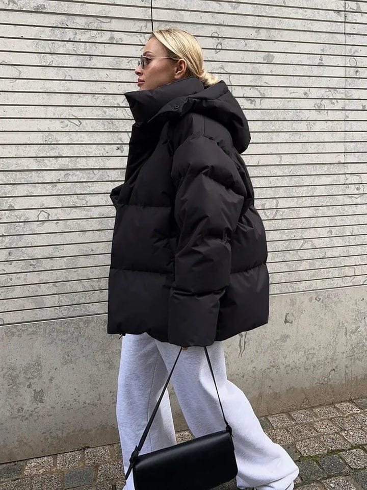 Women's Oversized Puffer Jacket | Quilted Winter Coat