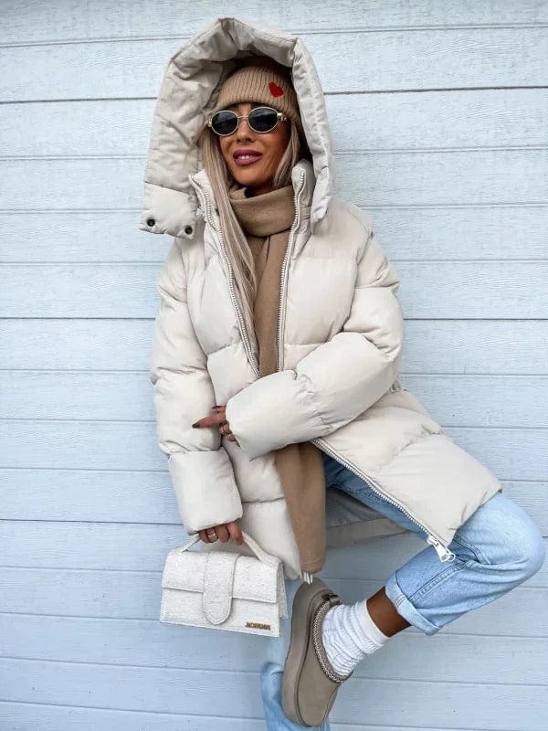 Women's Oversized Puffer Jacket | Quilted Winter Coat