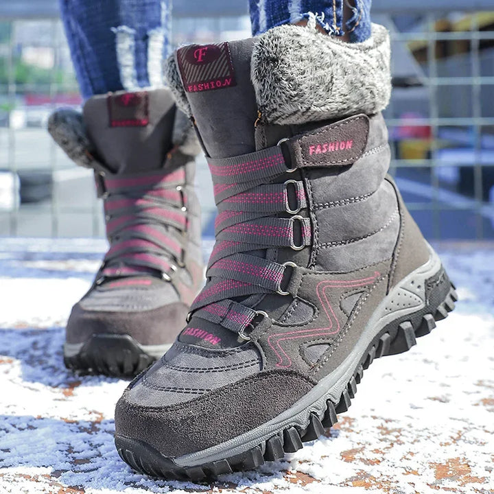 Women's Plush Winter Ankle Boots | Waterproof Non-Slip Boots