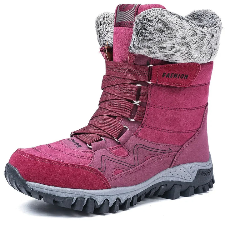 Women's Plush Winter Ankle Boots | Waterproof Non-Slip Boots