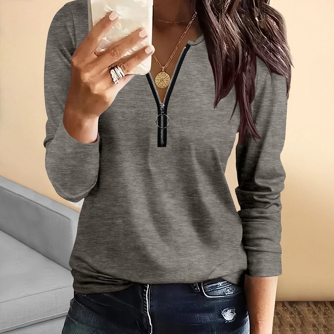 Women's Printed Long Sleeve T-Shirt | Casual Summer Top