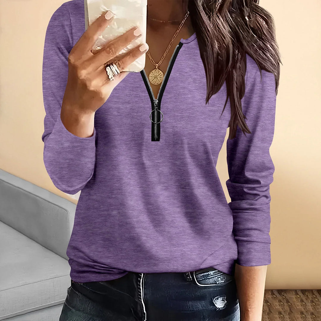 Women's Printed Long Sleeve T-Shirt | Casual Summer Top