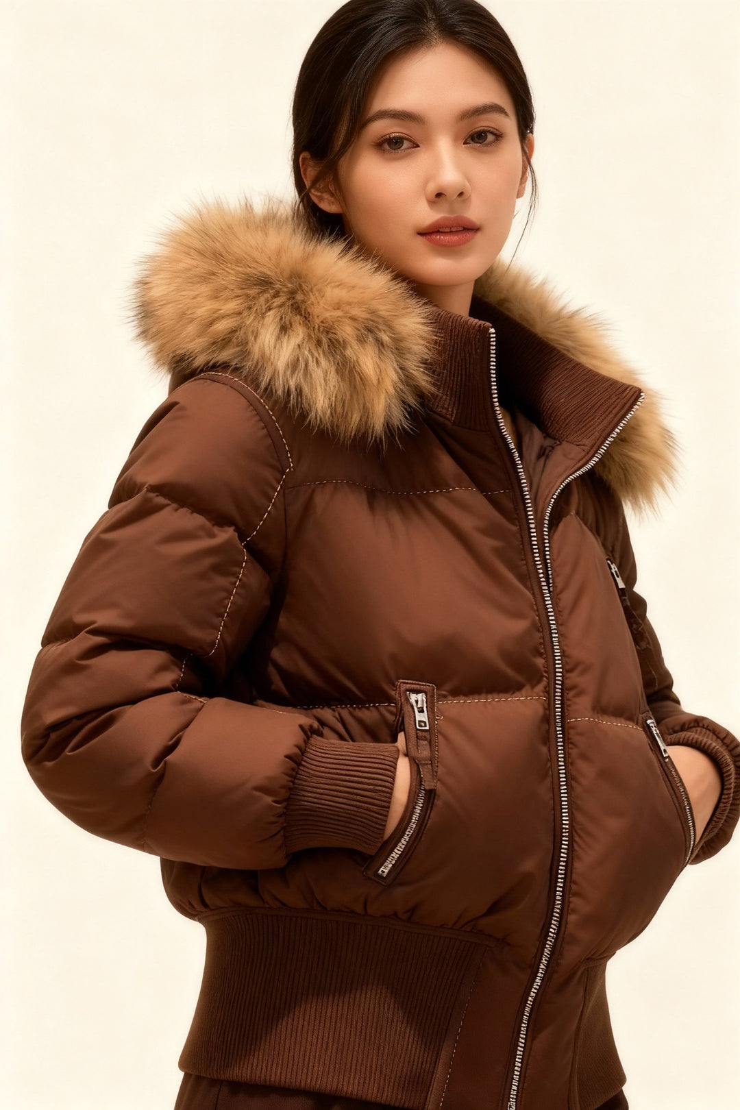 Women's Quilted Winter Jacket | Stylish Puffer Coat for Cold Days