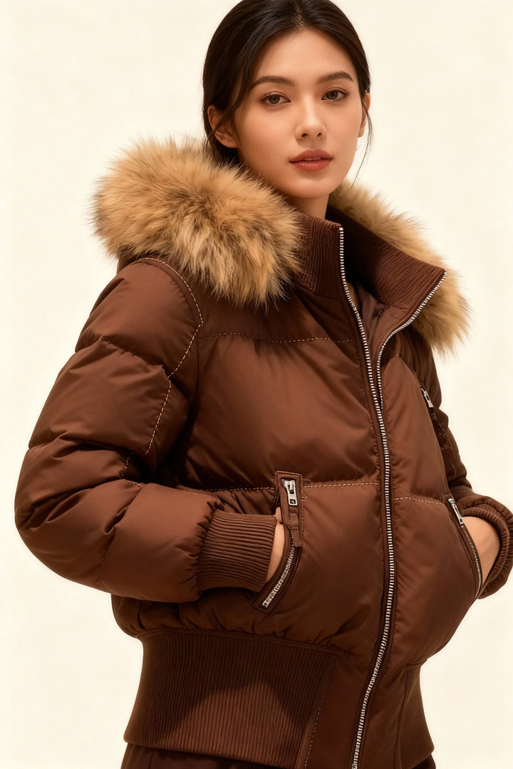 Women's Quilted Winter Jacket | Stylish Puffer Coat for Cold Days