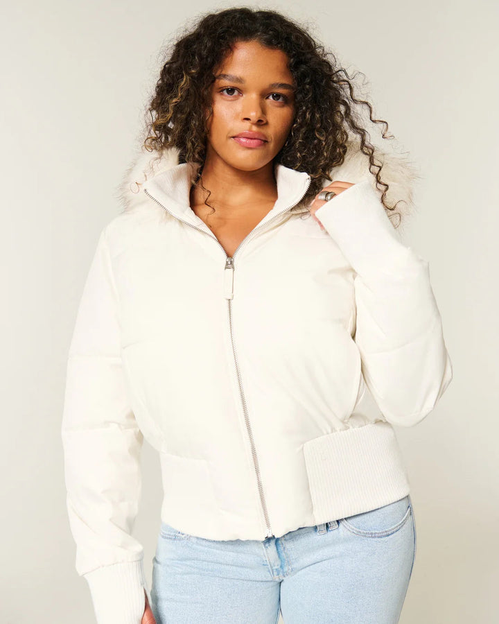 Women's Quilted Winter Jacket | Stylish Puffer Coat for Cold Days