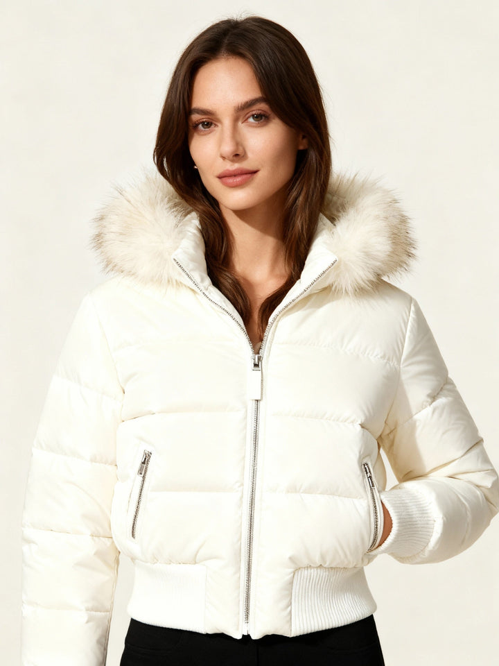 Women's Quilted Winter Jacket | Stylish Puffer Coat for Cold Days