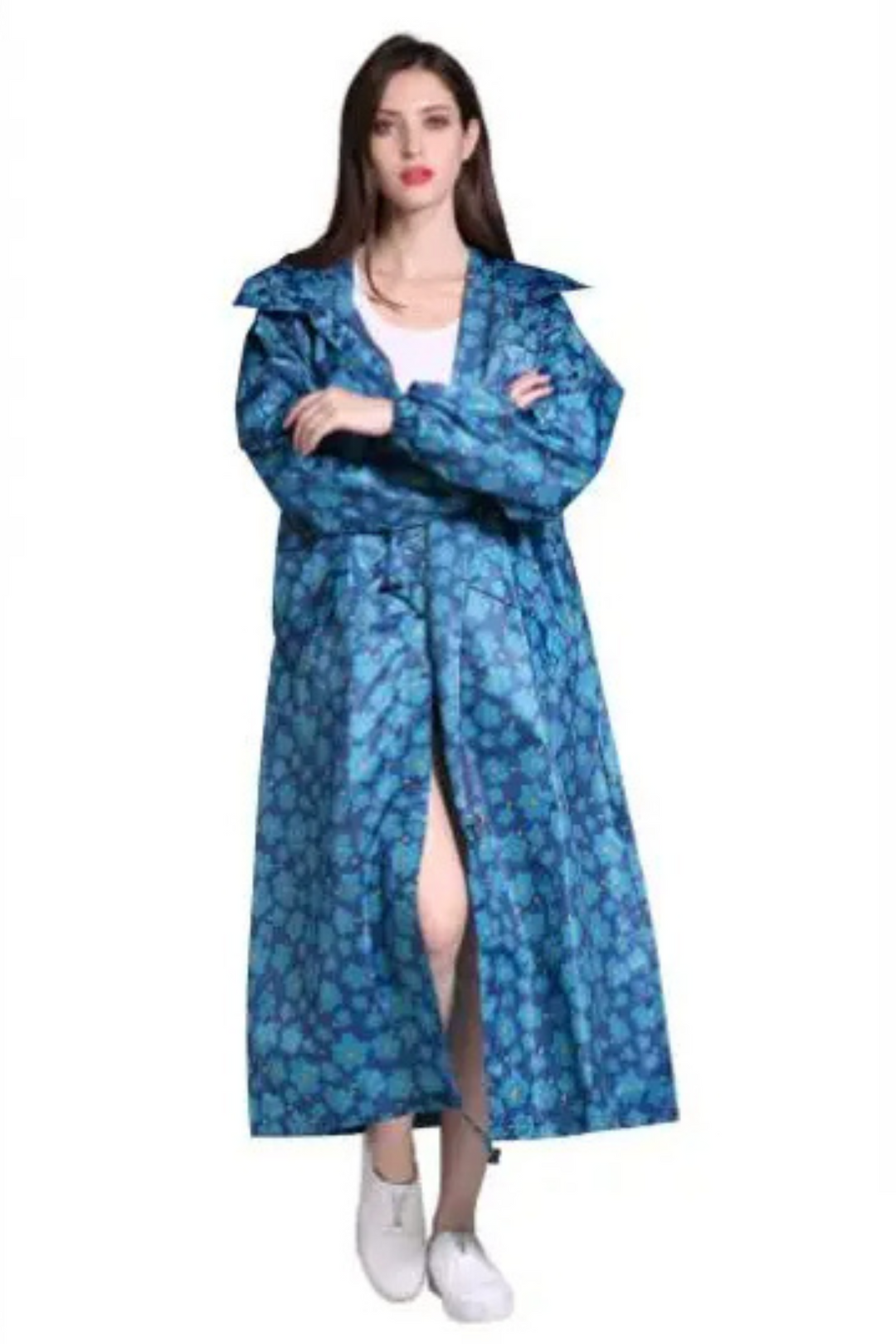 Women's Rain Jacket with Hood | Stylish Waterproof Coat