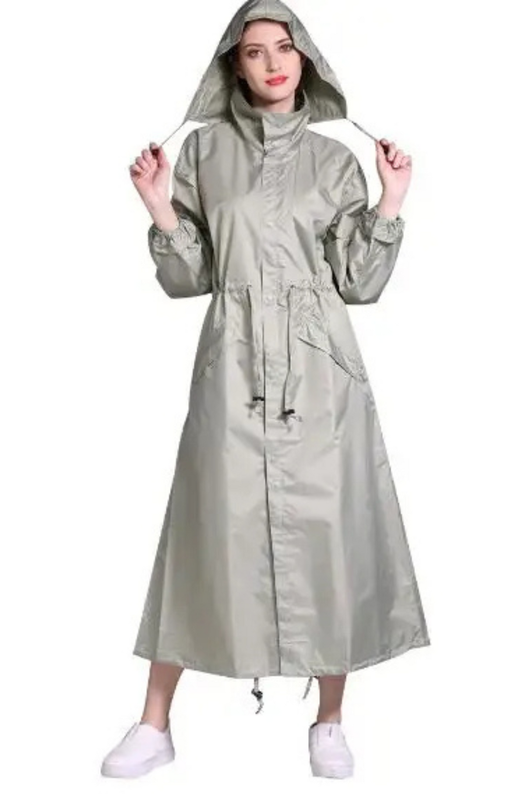 Women's Rain Jacket with Hood | Stylish Waterproof Coat