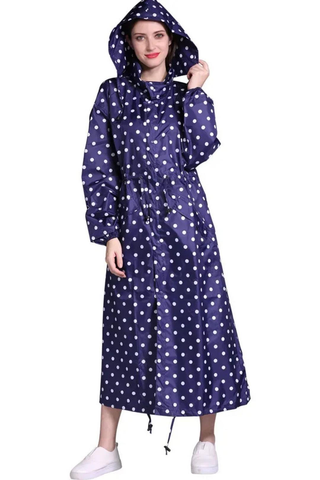 Women's Rain Jacket with Hood | Stylish Waterproof Coat